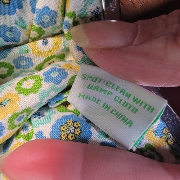 Vera Brandly English Meadow Floral Quilted Count Purse Small Kiss Lick Bag - Picture 13 of 16